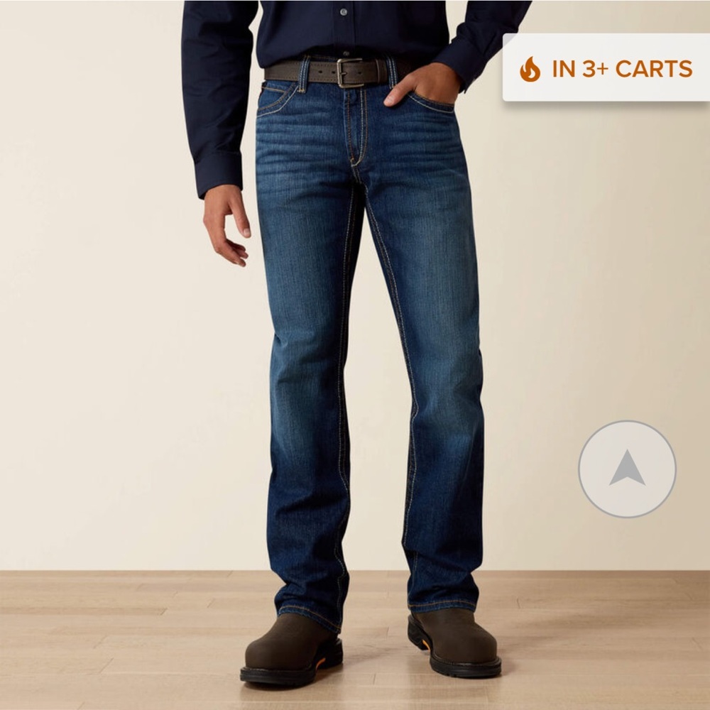 Ariat FR M4 Relaxed DuraStretch Stillwell
Boot Cut Jean 38/32